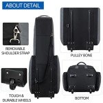 TurnWay Foldable Waterproof Golf Travel Bag with Wheels