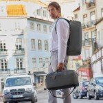 Travelon Transit Duffle Backpack in Slate