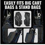 CaddyDaddy Enforcer Golf Travel Bag with Wheels