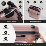 Kenneth Cole REACTION 2-Piece Rose Gold Luggage Set