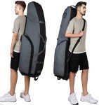 TurnWay Foldable Waterproof Golf Travel Bag with Wheels