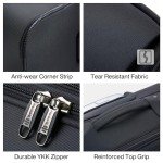 Hanke 20-Inch Expandable Carry-On Luggage - Black