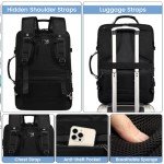 40L Laptop Backpack with USB Port, TSA Approved