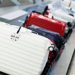 Golf Symbol PU Leather Luggage Tag - Round