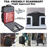 40L Laptop Backpack with USB Port, TSA Approved