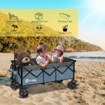 Collapsible Heavy-Duty 48'' Utility Garden Wagon