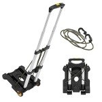 Foldable Luggage Cart with Wheels - 77 lbs Capacity