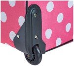 Rockland Vara 3-Piece Softside Luggage Set - Pink Dots