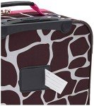 Pink Giraffe Expandable Softside Luggage Set