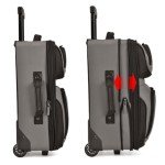 Grey 20" Lightweight Softside Carry-On Suitcase