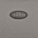 Grey 20" Lightweight Softside Carry-On Suitcase