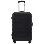 Wrangler Miami Black Luggage and Packing Cubes Set