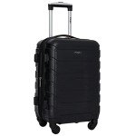 Wrangler Miami Black Luggage and Packing Cubes Set