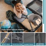 King Larvender 5-Piece Expandable Luggage Set