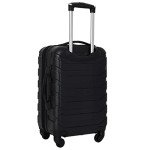 Wrangler Miami Black Luggage and Packing Cubes Set