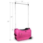 Mavii Hot Pink Dance Bag with Garment Rack
