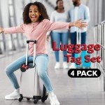 Disney Mickey & Minnie Mouse Luggage Tag Set