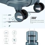 Somago 3-Piece Hardside Spinner Luggage Set