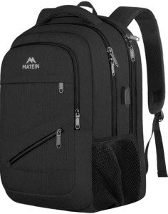 MATEIN 15.6” Water-Resistant Travel Laptop Backpack