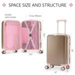 Women's 4-Piece Lightweight Hardshell Luggage Set