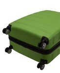Rockland Melbourne Green 3-Piece Hardside Luggage Set