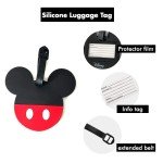 Disney Mickey & Minnie Mouse Luggage Tag Set