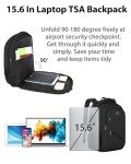 MATEIN 15.6” Water-Resistant Travel Laptop Backpack