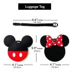 Disney Mickey & Minnie Mouse Luggage Tag Set