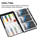 MaxGear Portable Business Card Organizer Book