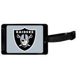 NFL Oakland Raiders Luggage Tag - Black 3.25