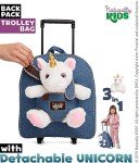 Unicorn Toddler Rolling Backpack and Suitcase
