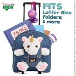 Unicorn Toddler Rolling Backpack and Suitcase