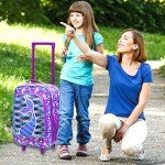 Cute Mermaid Rolling Suitcase for Kids