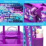 Cute Mermaid Rolling Suitcase for Kids