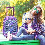 Cute Mermaid Rolling Suitcase for Kids