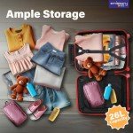 Kids 3-Piece Wheeled Luggage Set for Girls