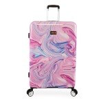FILA Women's 29" Hardside Spinner Luggage - Fuchsia Marble