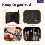 Kids 3-Piece Wheeled Luggage Set for Girls