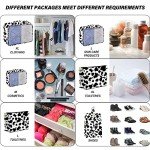 Cute Black and White Cow Packing Cubes Set