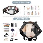 ETRONIK Women's Travel Duffel Bag with Shoe Compartment