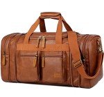 Vegan Leather Weekender Duffel Bag for Travel