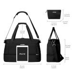 ETRONIK Women's Travel Duffel Bag with Shoe Compartment