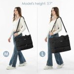 ETRONIK Women's Travel Duffel Bag with Shoe Compartment