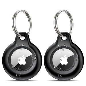 2-Pack Waterproof Airtag Keychain Holder Case
