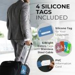TSA Approved Adjustable Luggage Straps with Tags