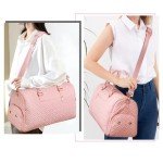 Travel Duffle Bag with Shoe and Wet Pocket