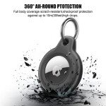 Waterproof Airtag Holder Keychain - 2 Pack