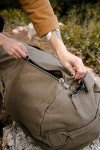 Stansport Deluxe Canvas Duffel Bag - O.D. Green