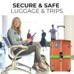 TSA Approved Adjustable Luggage Straps with Tags