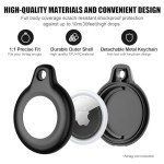 Waterproof Airtag Holder Keychain - 2 Pack